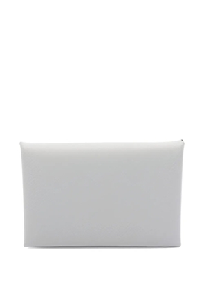 Hermès Pre-Owned 2025 Calvi Epsom coin wallet - Blue