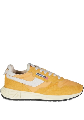 Autry Reelwind low panelled sneakers - Yellow