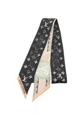 Louis Vuitton Pre-Owned Malle Merveilleuse BB patterned silk scarf - Black