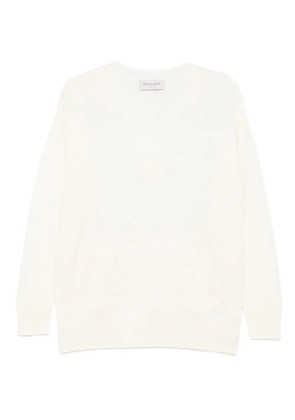 ERMANNO FIRENZE v-neck sweater - White