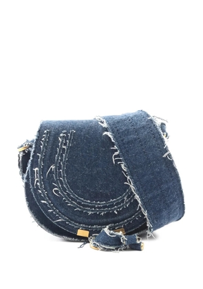 Chloé Pre-Owned 2010s Marcie denim shoulder bag - Blue