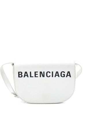 Balenciaga Pre-Owned Logo Ville Day Bag Leather Small crossbody bag - White