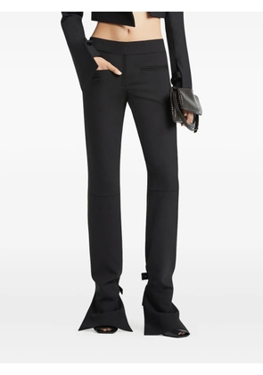Courrèges bootcut trousers - Black