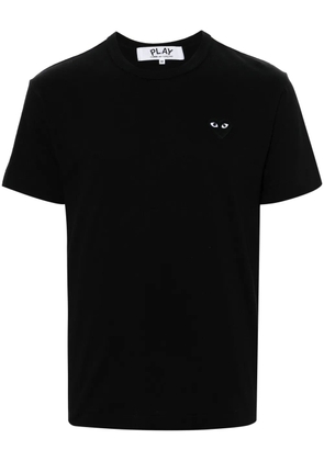 Comme Des Garçons Play heart-patch cotton T-shirt - Black