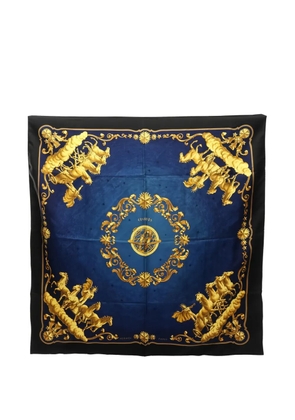 Hermès Pre-Owned 2010s Cosmos silk scarf - Blue