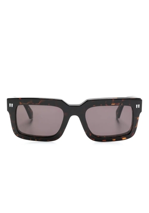 Off-White Eyewear rectangle-frame glasses - Brown