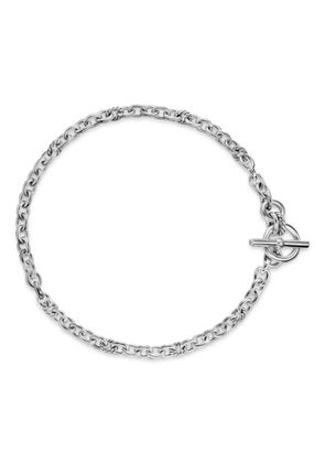 David Yurman sterling silver DY Mercer® Petite Toggle Chain diamond necklace