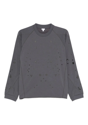 Goldwin 0 polka-dot long-sleeve T-shirt - Grey