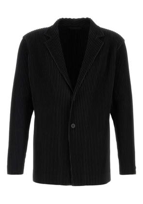 Homme Plissé Issey Miyake pleated blazer - Black