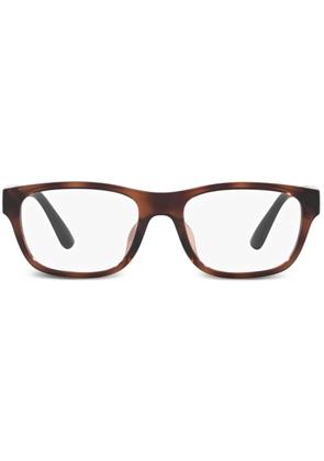Polo Ralph Lauren rectangle-frame glasses - Brown