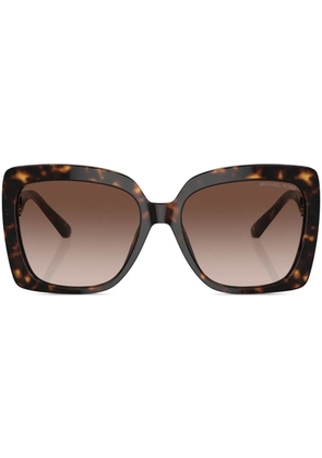 Michael Kors Nice oversize square-frame sunglasses - Brown