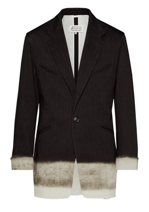 Maison Margiela Pendleton pinstripe blazer - Brown
