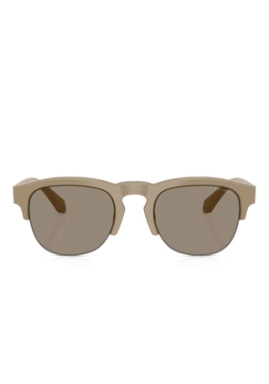 Giorgio Armani round-frame sunglasses - Neutrals