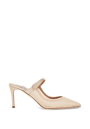 Aquazzura Voil strappy pointed-toe mules - Pink