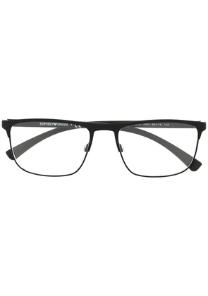Emporio Armani square frame glasses - Black