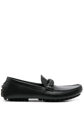 Gianvito Rossi Monza leather loafers - Black