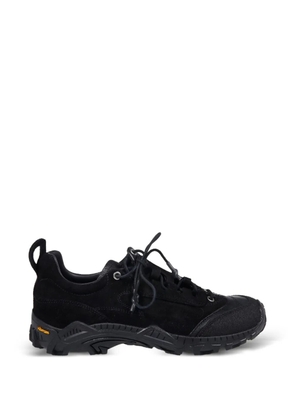 OUR LEGACY Gabe leather lace-up sneakers - Black