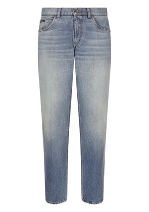 Dolce & Gabbana straight-leg stonewashed jeans - Blue