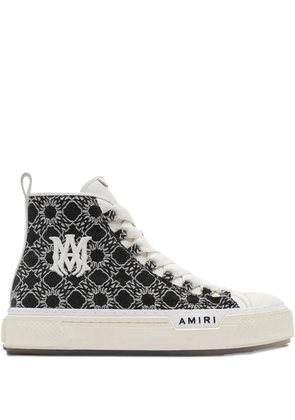 AMIRI monogram high-top sneakers - Black
