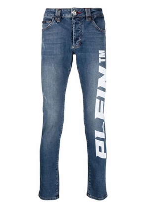Philipp Plein low-rise slim-cut jeans - Blue