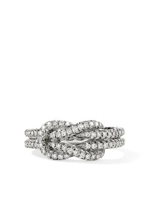 John Hardy sterling silver Love Knot diamond ring