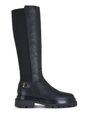 Santoni leather boots - Black