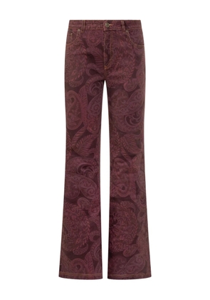 ETRO paisley jeans - Red