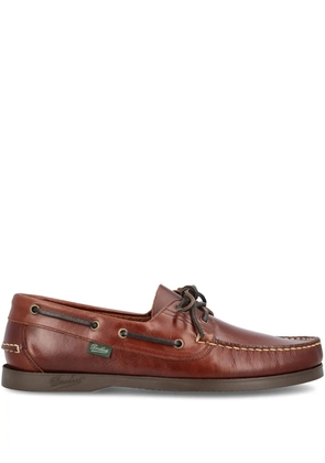 Paraboot leather lace-up boat shoes - Brown