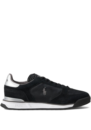Polo Ralph Lauren suede panelled sneakers - Black