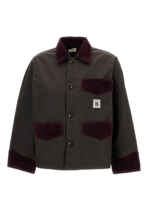 BODE corduroy-detail patch-pocket jacket - Brown