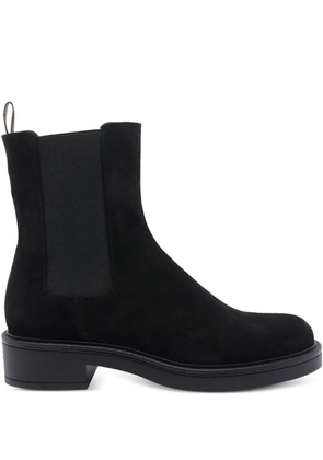 Stuart Weitzman suede chelsea boots - Black