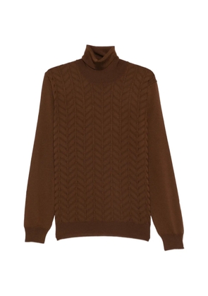 Corneliani roll-neck sweater - Brown