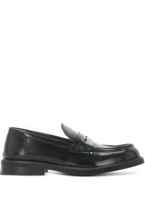 POEVE penny-strap loafers - Black