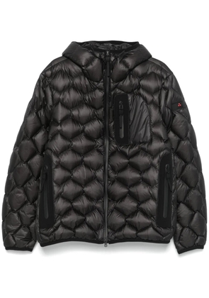 Peuterey geometric-quilted puffer jacket - Black