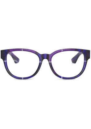 Burberry Eyewear check-pattern glasses - Purple