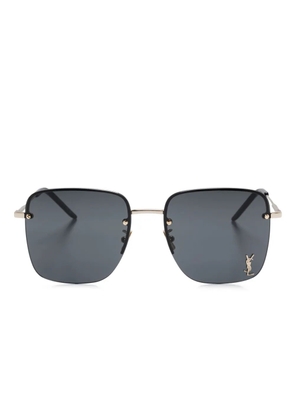 Saint Laurent Eyewear square-frame sunglasses - Gold
