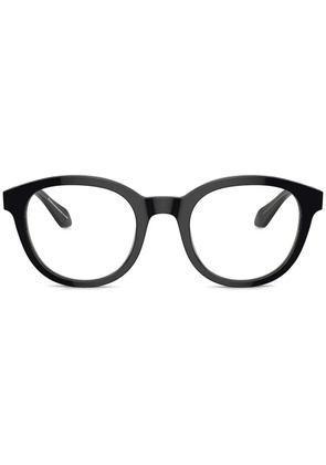 Giorgio Armani round-frame glasses - Black