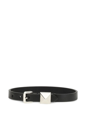 Valentino Garavani rockstud leather bracelet - Black