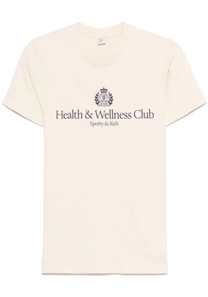 Sporty & Rich H&W Crest T-shirt - Neutrals