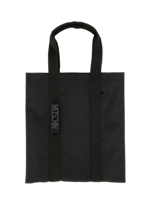 Moschino logo-print tote bag - Black
