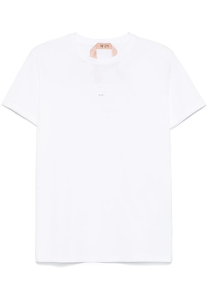 Nº21 embossed-logo T-shirt - White