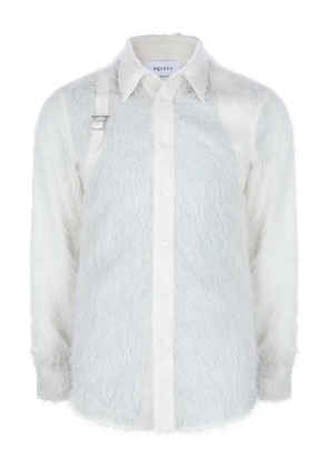 Alexander McQueen Harness textured shirt - White