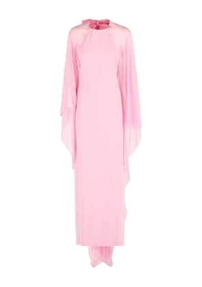 Alberta Ferretti round-neck maxi dress - Pink