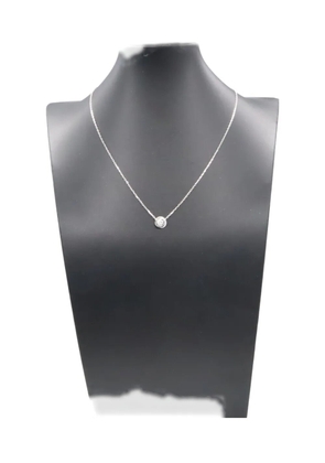 Cartier 18k white gold diamond Trinity necklace - Silver