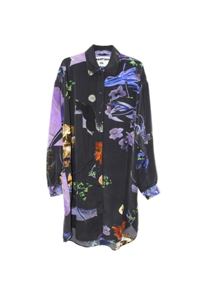 Anntian floral-print shirt - Black