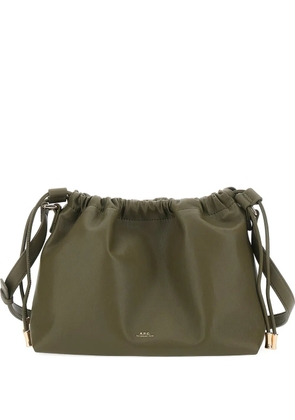 A.P.C. gathered shoulder bag - Green