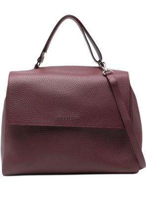 Orciani leather shoulder bag - Red