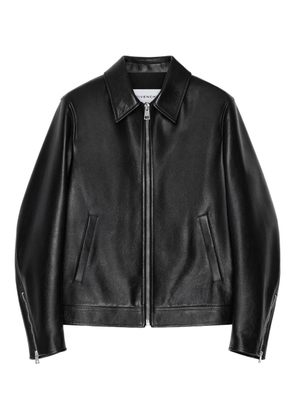 Givenchy classic-collar leather jacket - Black