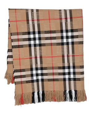 Burberry Vintage Check knit scarf - Neutrals
