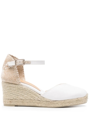 Castañer Chiarita 70mm wedge espadrilles - White